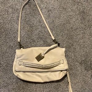 Cream Frye bag. Very cute!